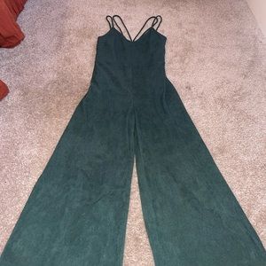 Emerald green jumpsuit